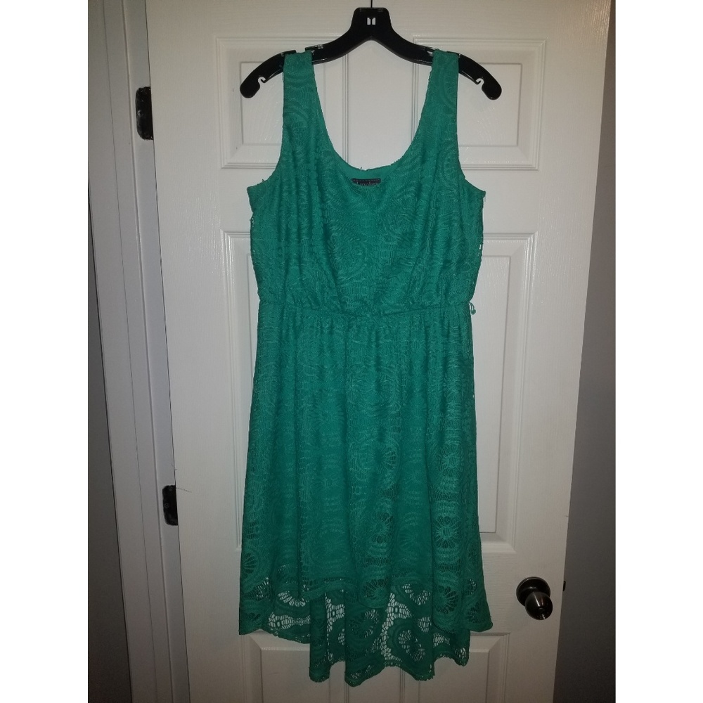 Luxology Lace High Low Dress